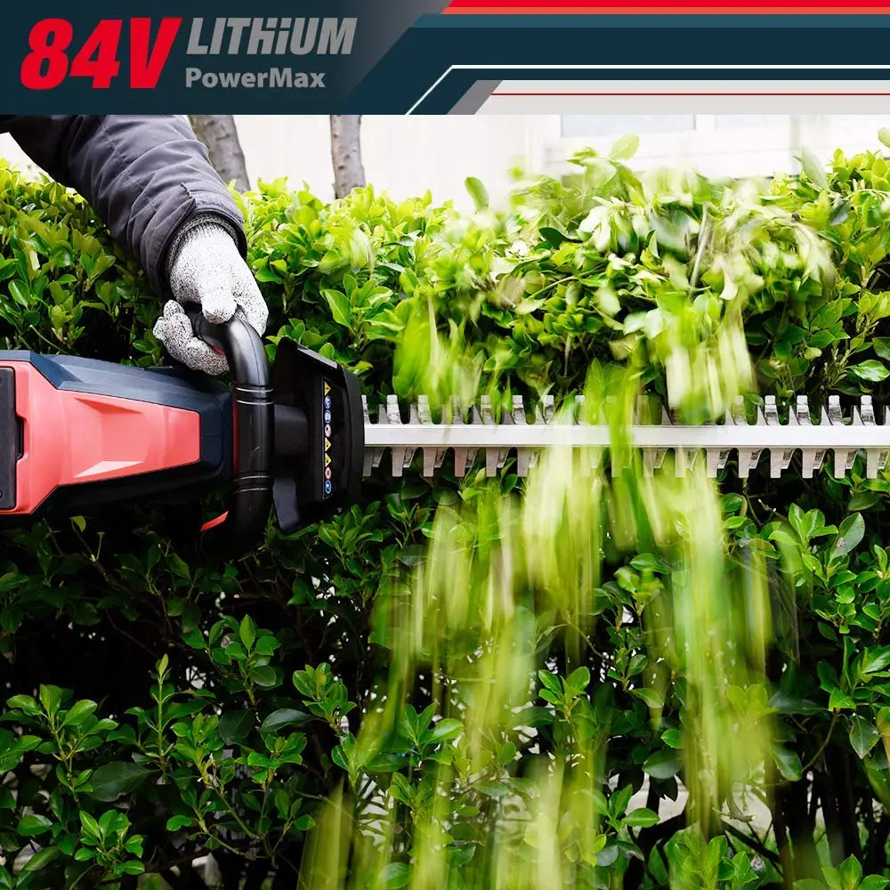 

84V Brushless Cordless Pole Hedge Trimmer, Telescopic Electric Garden Power Tool, Efficient Pruning Equipment with Battery