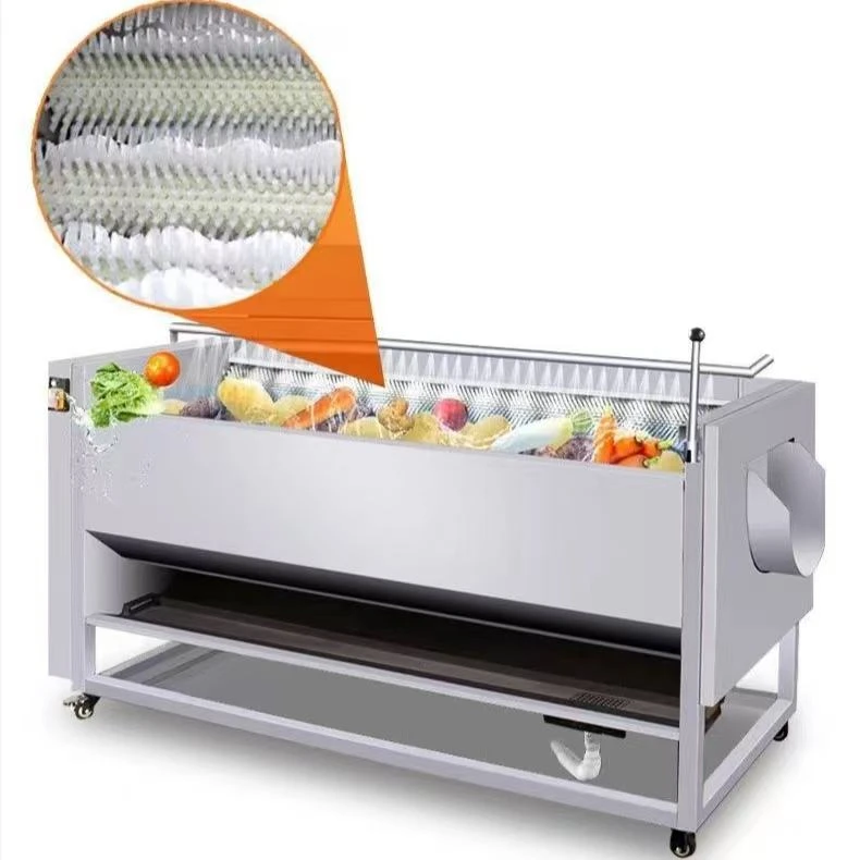 Vege Washer Olive Cleaner hine Potato Fish Fruit Washing and Peeling hine
