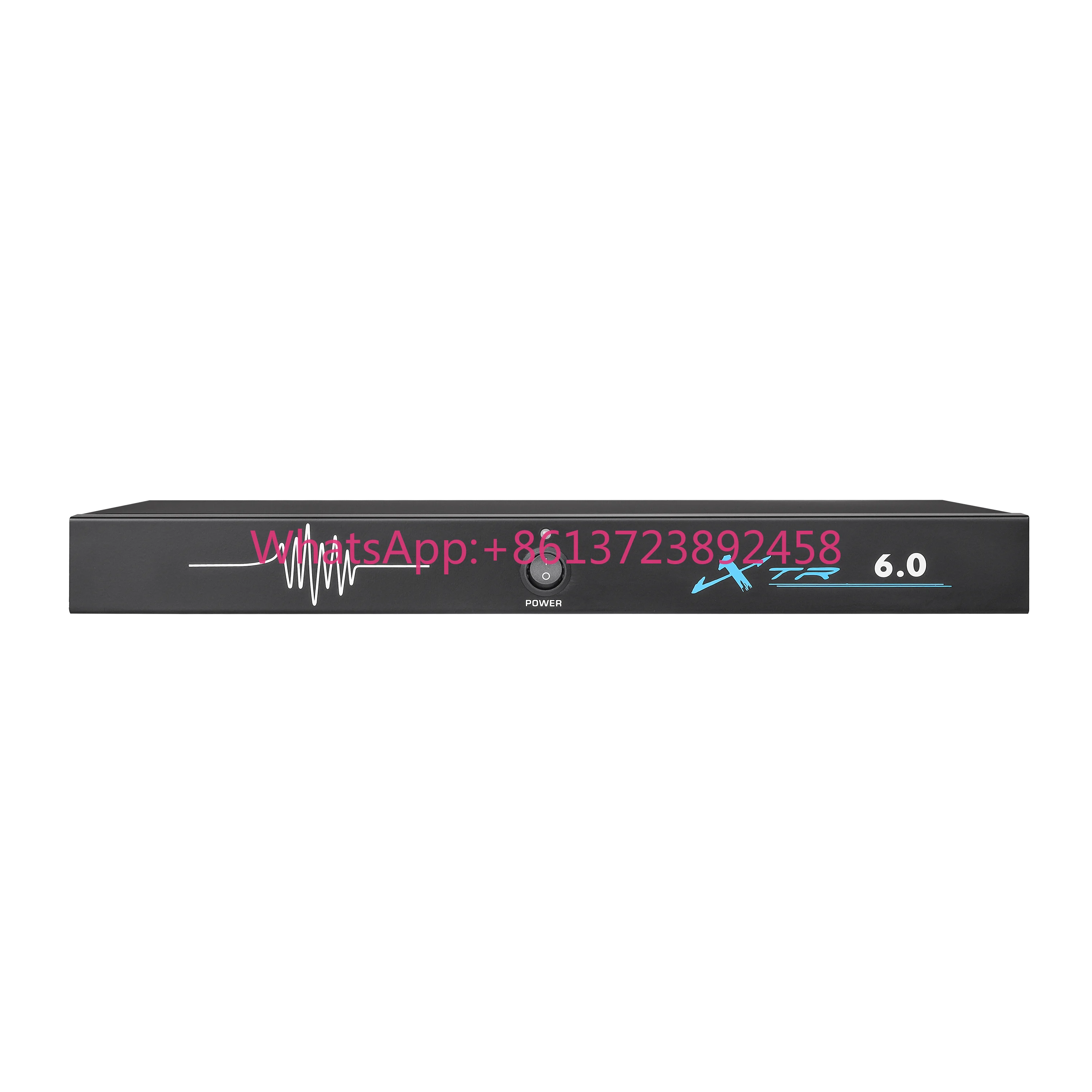 XTR6.0 Professional 6 in 6 Out Digital Signal Processor Feedback Suppressor with Metal XRL Connector for Karaoke, Meeting