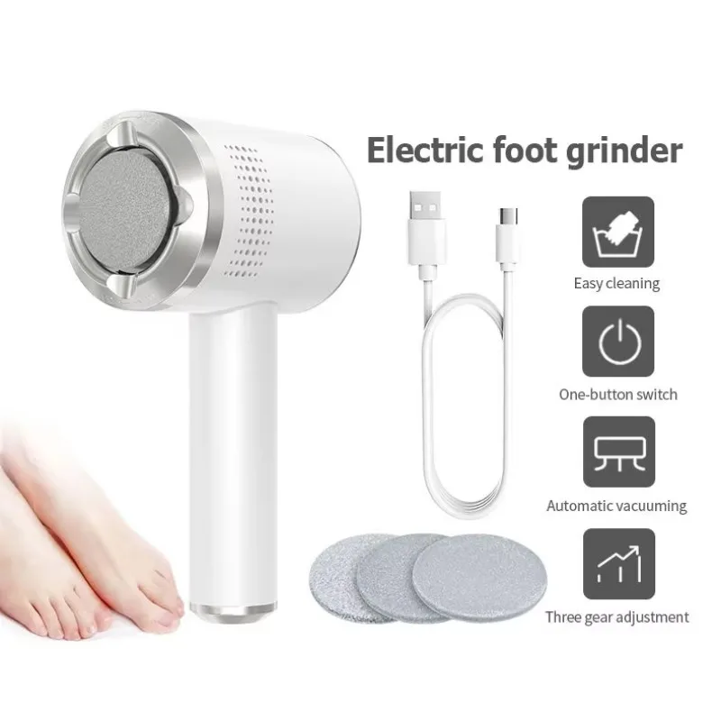 Rechargeable Personal Care Electric Vacuum Callus Foot Scrubber Dead Skin Electric Foot Grinder