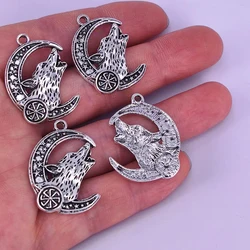 5pcs Wolf Amulet Moon Star Wicca Witchcraft Pagan Jewelry Slavic Kolovrat Pendant charm Talisman for women man Accessories