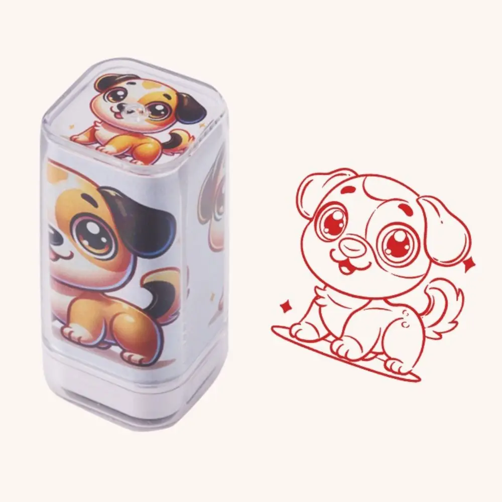 Dragon Monkey Zodiac Stamps DIY Painting Stationery Cute Animals Seal Hand Account Journal Animals Figure Stamps Boys and Girls