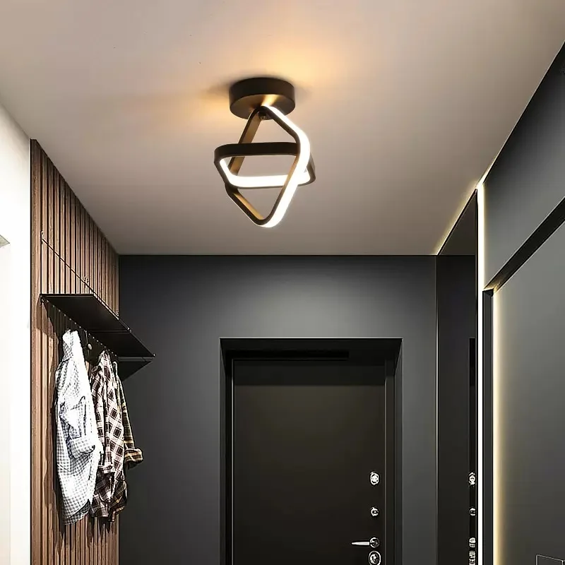 

Modern LED Ceiling Light Acrylic Semi Flush Mount Ceiling Lamps for Corridor Kitchen Balcony Bedroom Aisle Lighting Fixtures