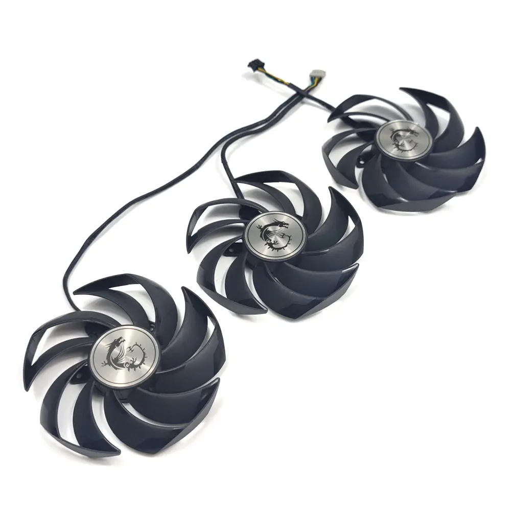 NEW RX 6800XT GAMING X TRIO GPU Fan,For MSI RTX 3060 3060TI 3070 3070TI 3080 3080TI 3090 GAMING TRIO Graphics card cooling fan
