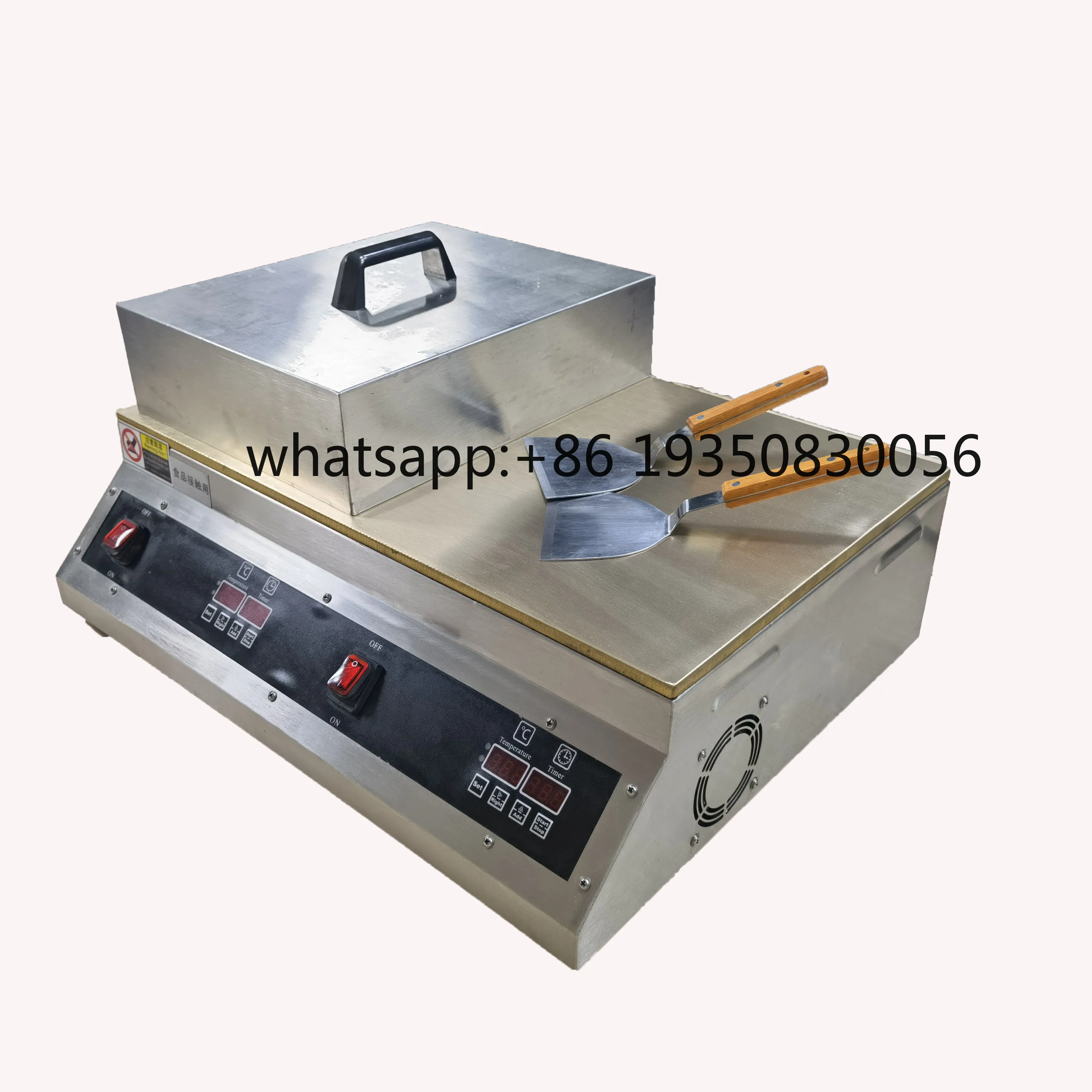 

Electric Digital Copper Plate Commercial Double Head Nonstick Souffle Pancake Dorayaki Machine