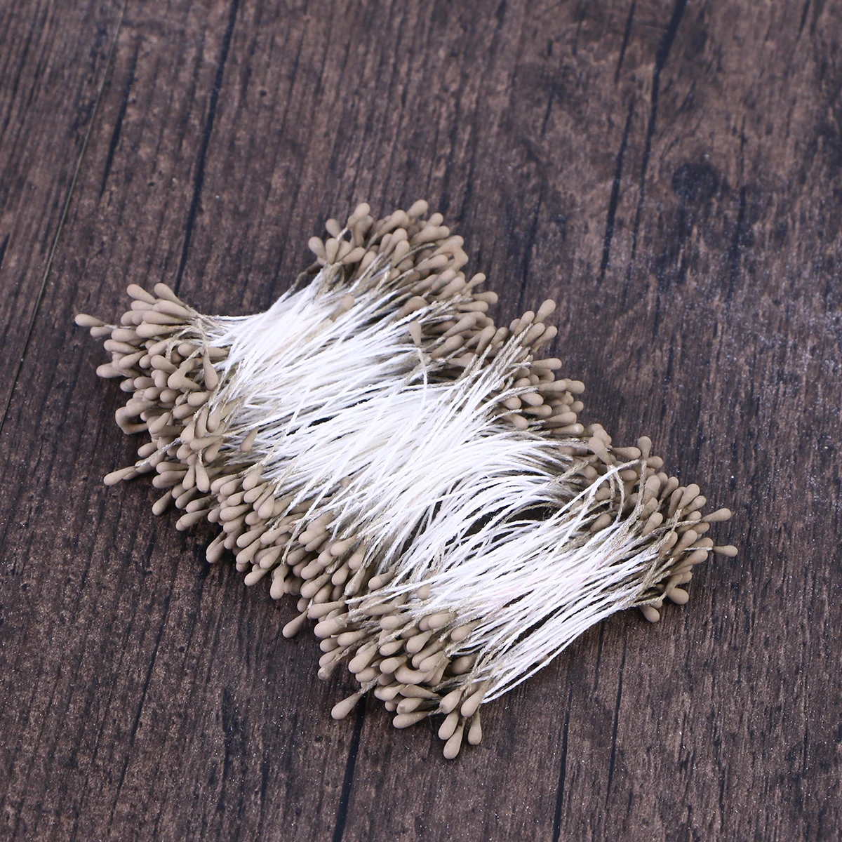 400Pcs Pearl Floral Stamens Artificial Double-Ended for Flower Making Craft Decoration Gift Wrapping Butterfly Bee Antenna