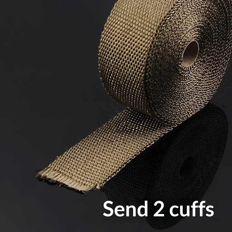 【Premium】For Vintage motorcycle exhaust pipe anti-scald fabric insulation tape, thermal insulation cotton, banana cloth, heat in