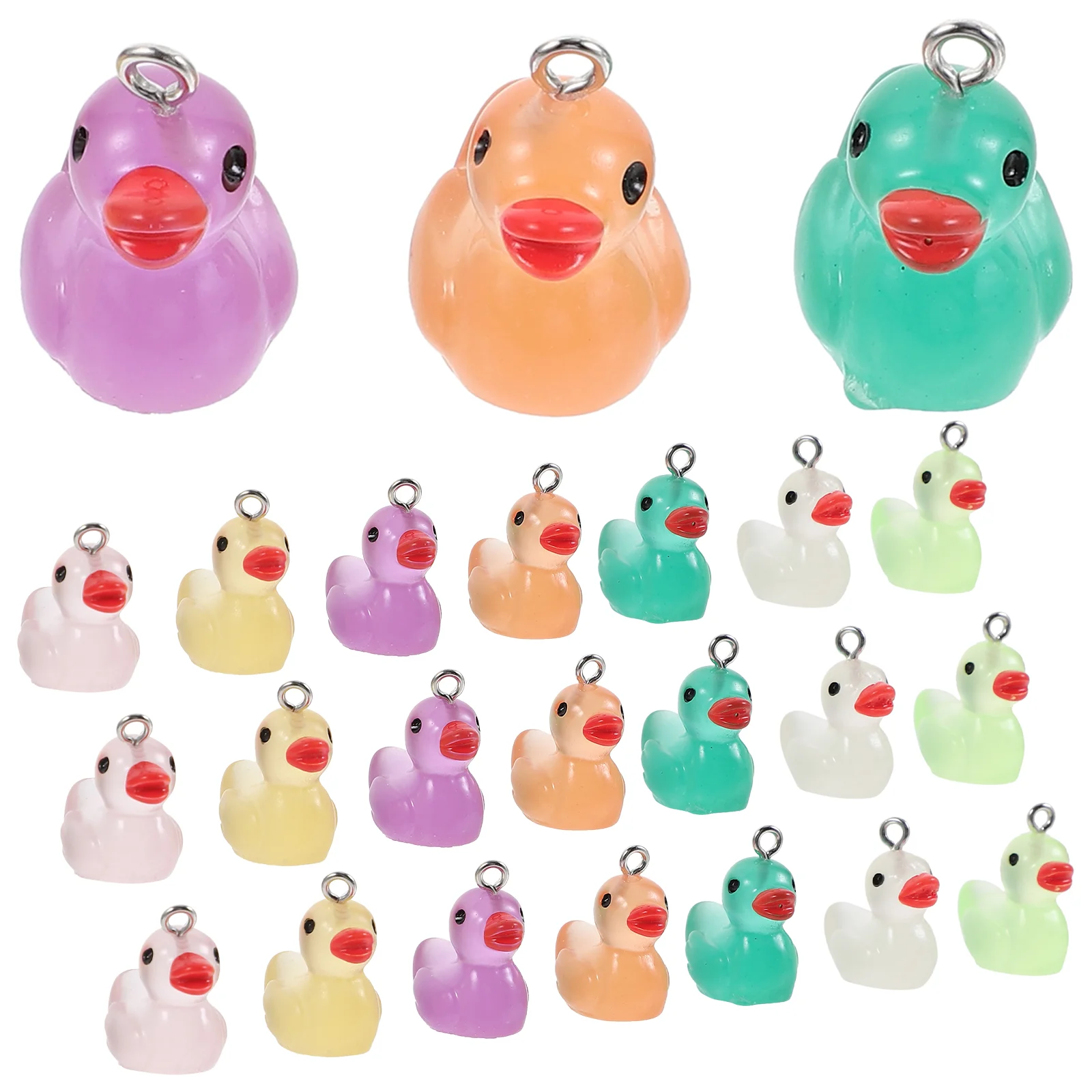 

Miniature Figurines Resin Decors Desktop Ornament Vehicle Mounted Decoration Ducks