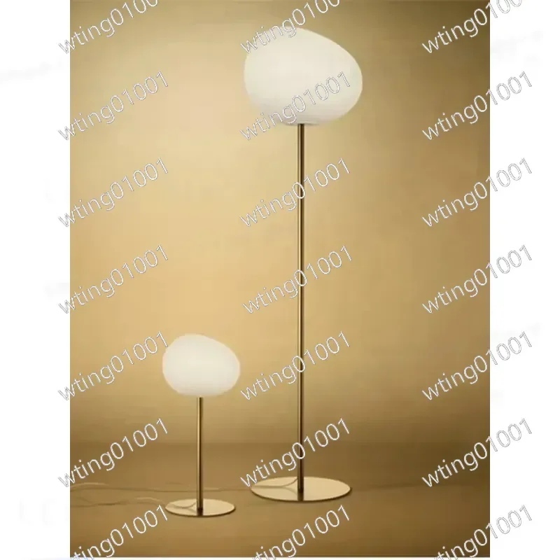 Modern Glass Floor Lamp Italian Style Standing Led Irregular Table Lamp for Restaurant Kitchen Attic Lighting Fixtures