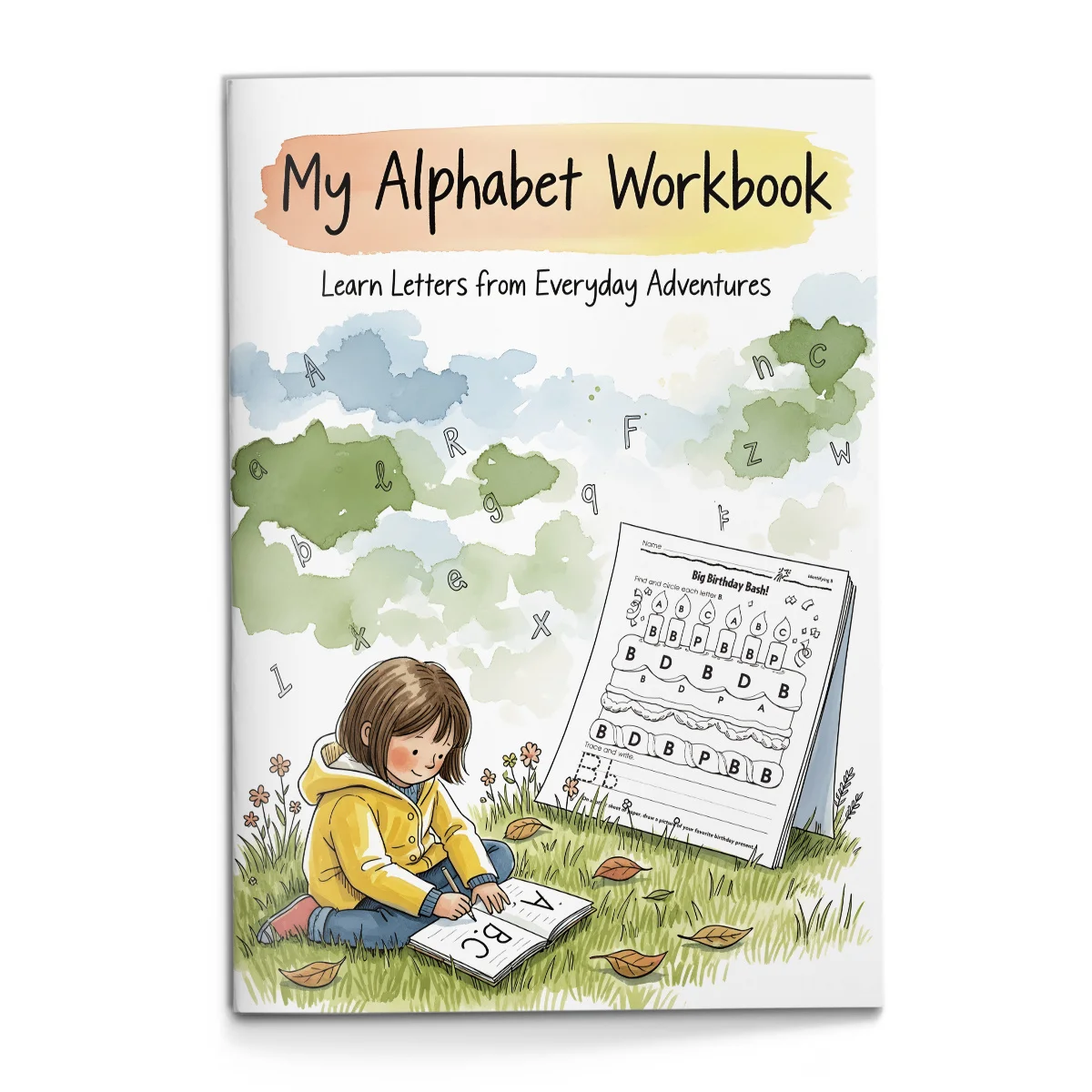 Alphabet Maze and Tracing Activity Book for Kids Workbook with Letter Paths Coloring and Writing Practice Build Focus Hand Eye