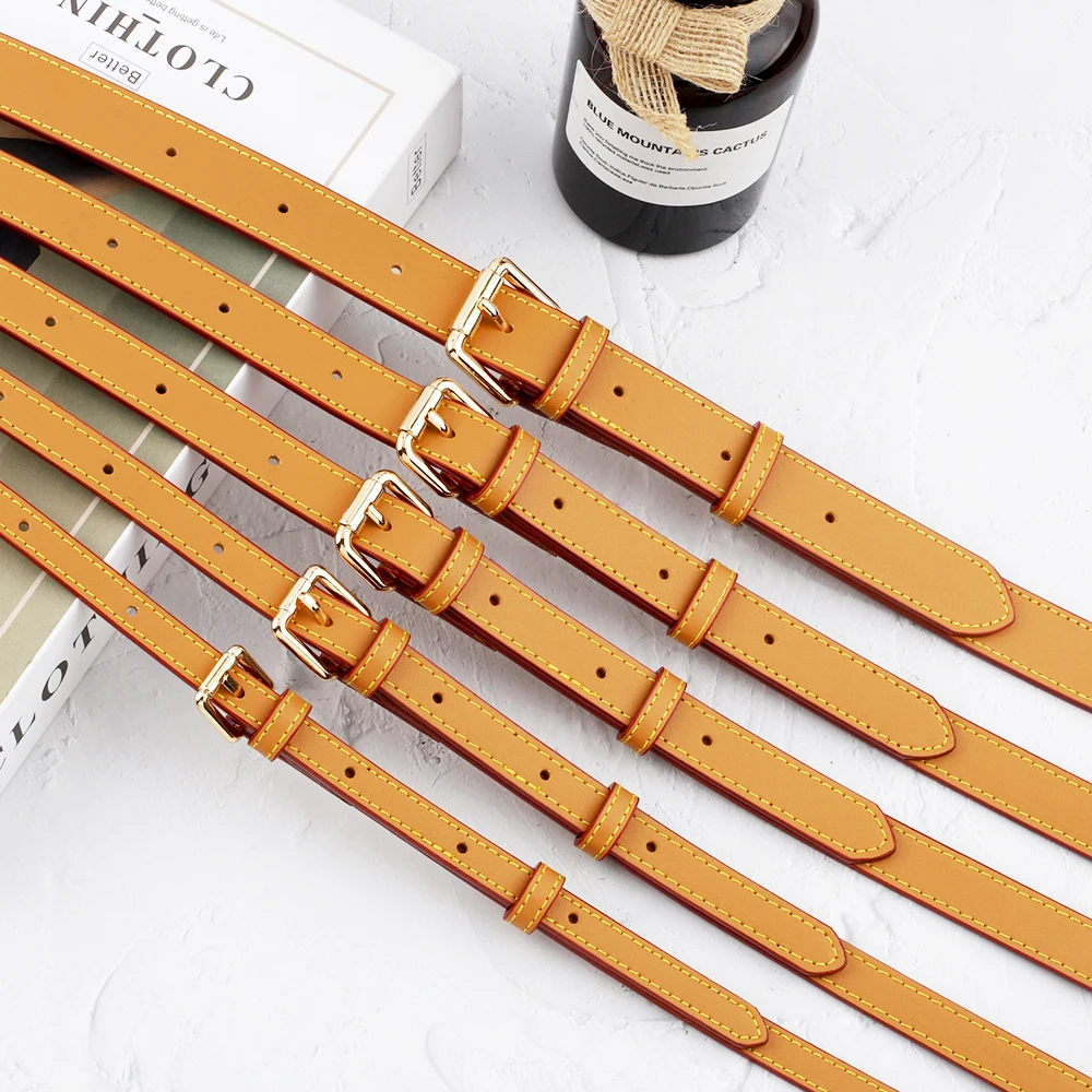 

Ремешок из натуральной кожи для женской сумки, сменный, для сумок через плечо и клатчей, длинный регулируемый наплечный ремень, аксессуары для сумок DIY