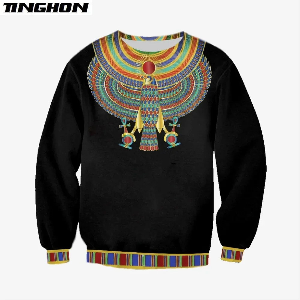 XS-7XL Men retro ancient egypt horus god print 3D india native Hoodies unisex vintage Sweatshirt zipper pullover tracksuit 22