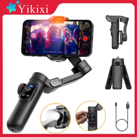 AOCHUAN Gimbal Stabilizer 3-Axis Smart X Pro Professional for Smartphone Wireless Charging OLED Display LED Light Focus Wheel