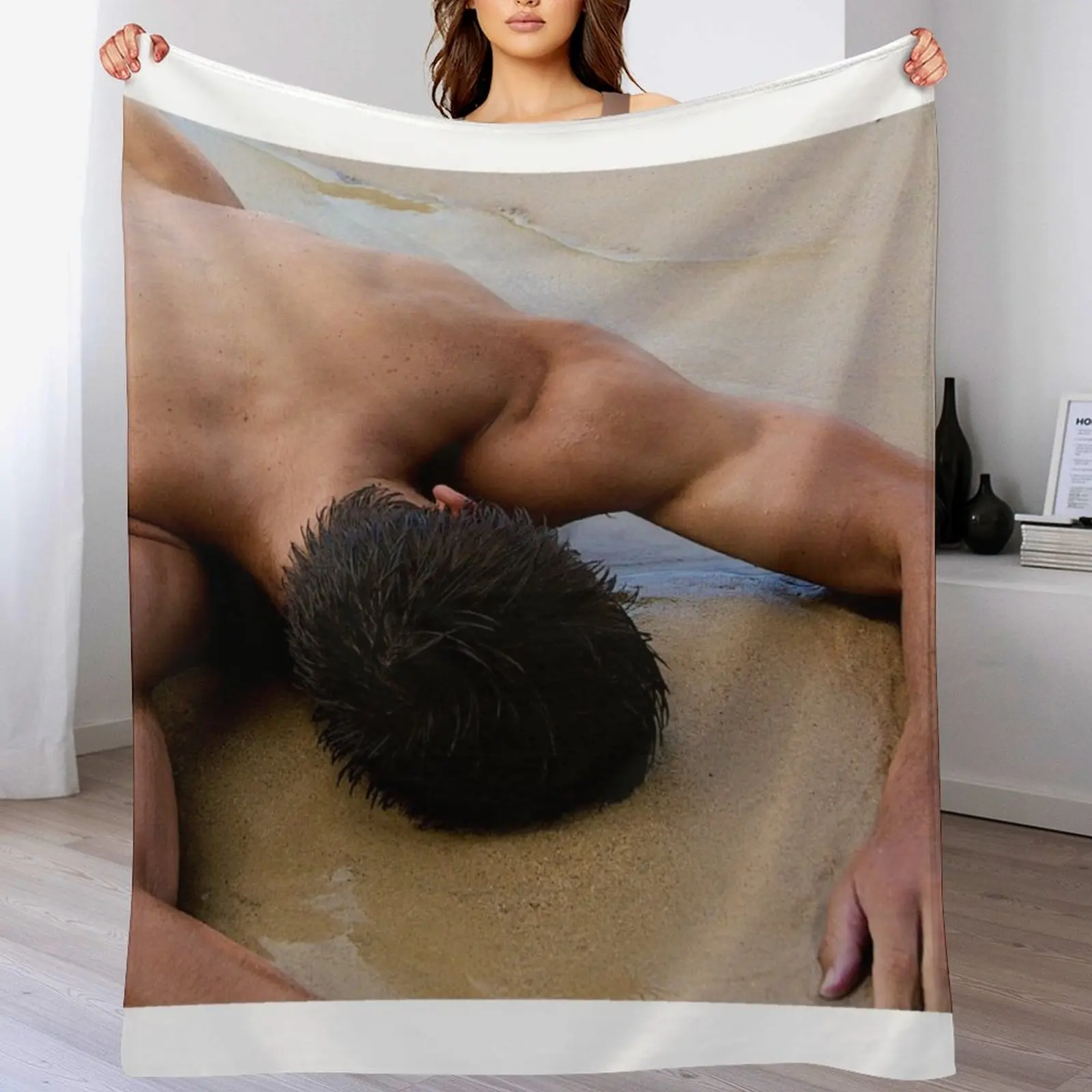 New shoulders on the beach Throw Blanket Stylish Couch Blanket for Home Living Room