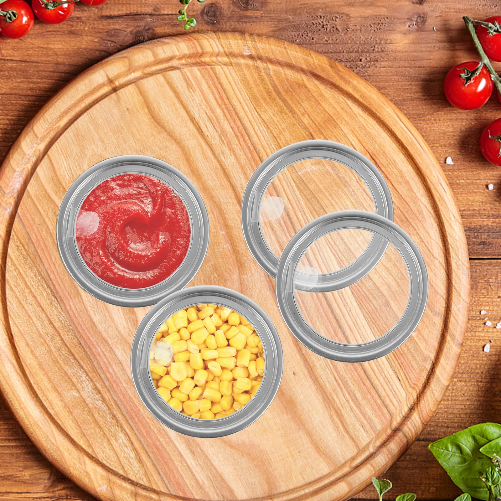 

20Pcs Aluminum Can Lids Professional Soda Sealing Covers for Wide Mouth Beverage Leakproof Jar Lids Aluminum Can Covers