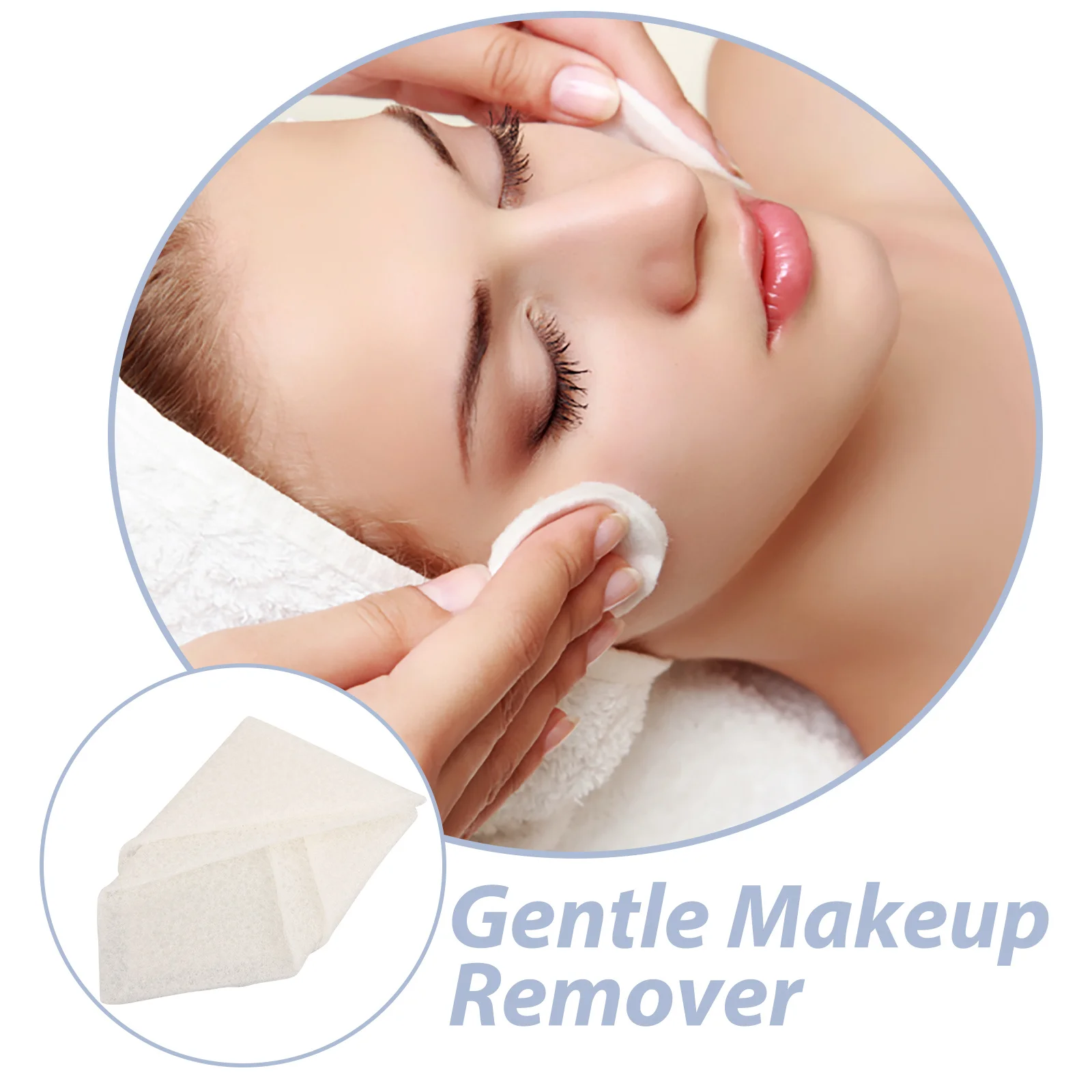 

Remover Washcloth Gentle Konjac Face Cloth For Facial Cleansing Reusable Facial Cloths For Washing Face Soft Skin-Friendly