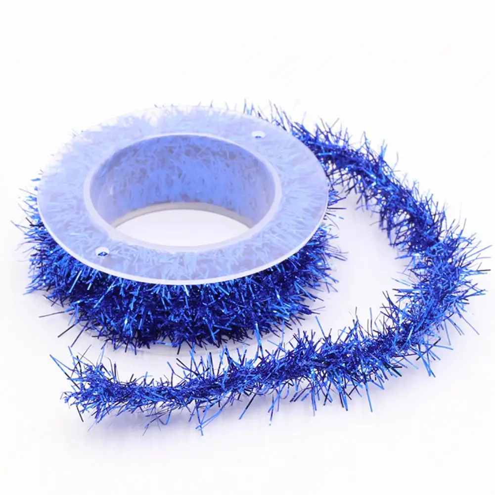 1.5m/roll Christmas Tree Decoration Metal Wire Color Tree Strip Holiday Decorative Family Diy Ribbon Supplies Christmas F6a4