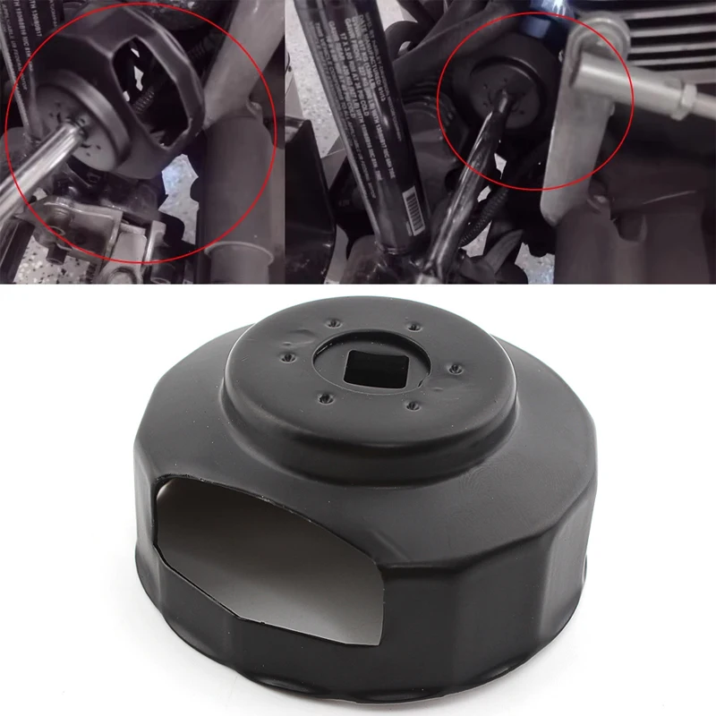 

Motorcycle End Cap Style Oil Filter Wrench 76mm Steel For Harley Sportster 883 Touring Dyna Super Glide FXD Street Bob Parts