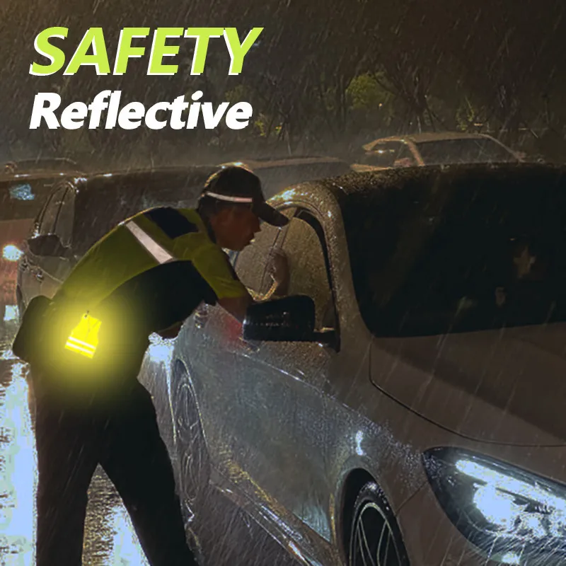 3/5/10 قطعة قلادة عاكسة PVC سترة شكل ليلة سلسلة مفاتيح عاكسة ، حقيبة الظهر قلادة دراجة تعليق الديكور