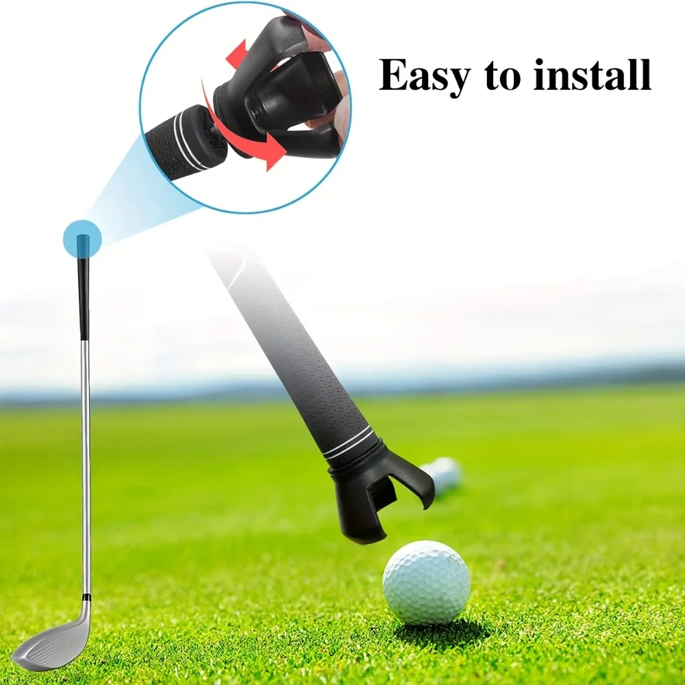 1pc Golf Ball Retriever with 1pc Golf Ball Grabbers,Stainless Extendable Golf Ball Retriever Telescopic for Water,Golf Additions