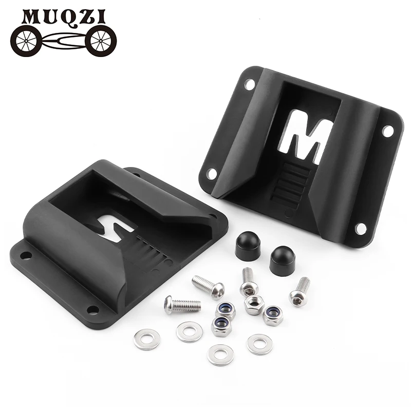 MUQZI Fahrradtasche Vorderträger Halterung Adapter Vordertasche Block Trägerhalterung mit Schrauben für Brompton Faltrad Zubehör
