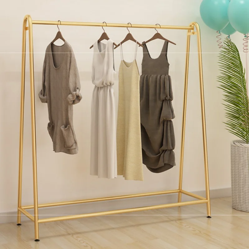 Custom, Fashion Store Interior Design Clothing Display Metal Racks Wall Mount Garment Rack Kids Clothes Stores