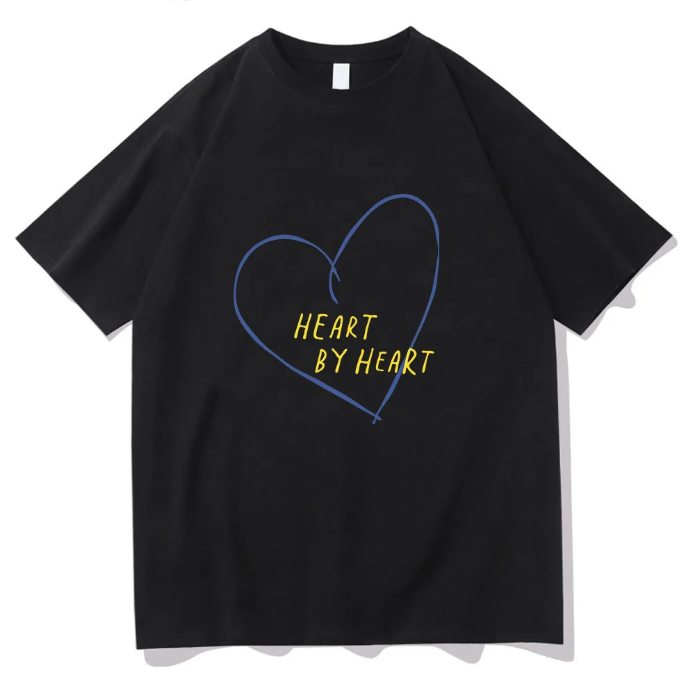 

Joe Jonas HEART BY HEART Graphic T Shirts Summer Short Sleeve Male T-shirts Women Cotton Y2K Clothes Cute Loose Casual Tee Shirt