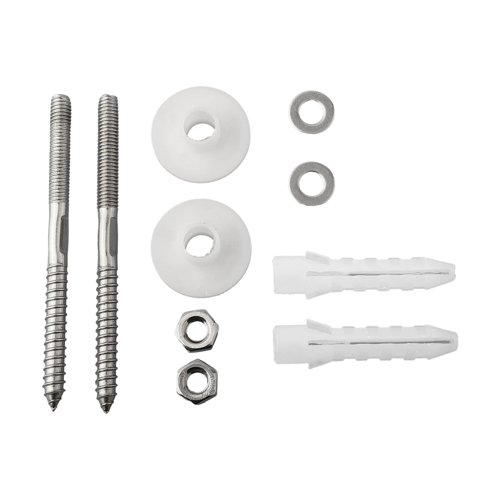 Sturdy Stainless Steel Fitting Kit for Bathroom For Wall Mount Basin Sink Reliable and Sustainable Construction