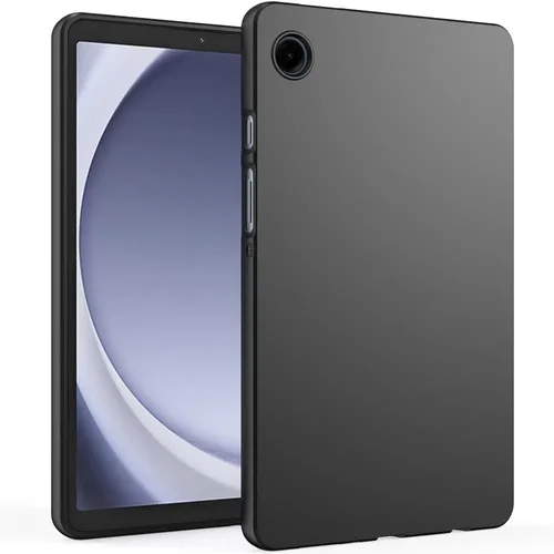 삼성 갤럭시 탭 A9 용 소프트 케이스, 8.7 인치 2023 SM-X110 SM-X115, 유연한 실리콘 TPU 블랙 보호 쉘 후면 커버