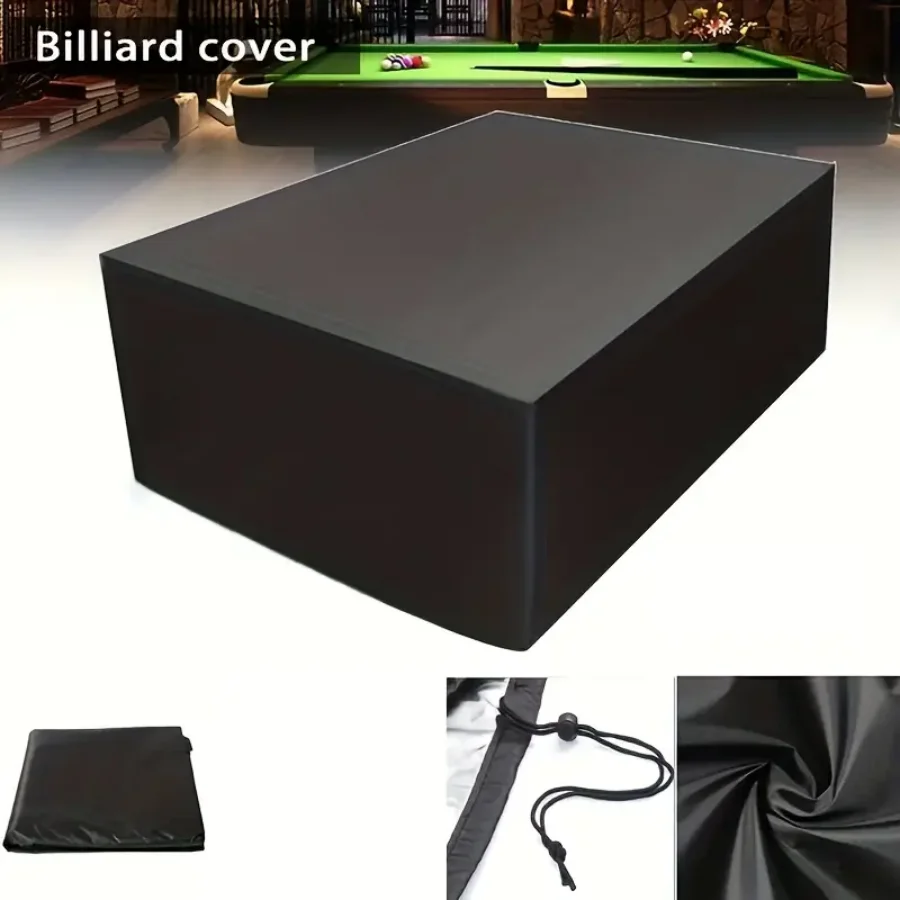 Billiard Table Cover, Waterproof and Sunproof Billiard Table Cover, 210D Oxford Material, Suitable for Snooker Table Cover