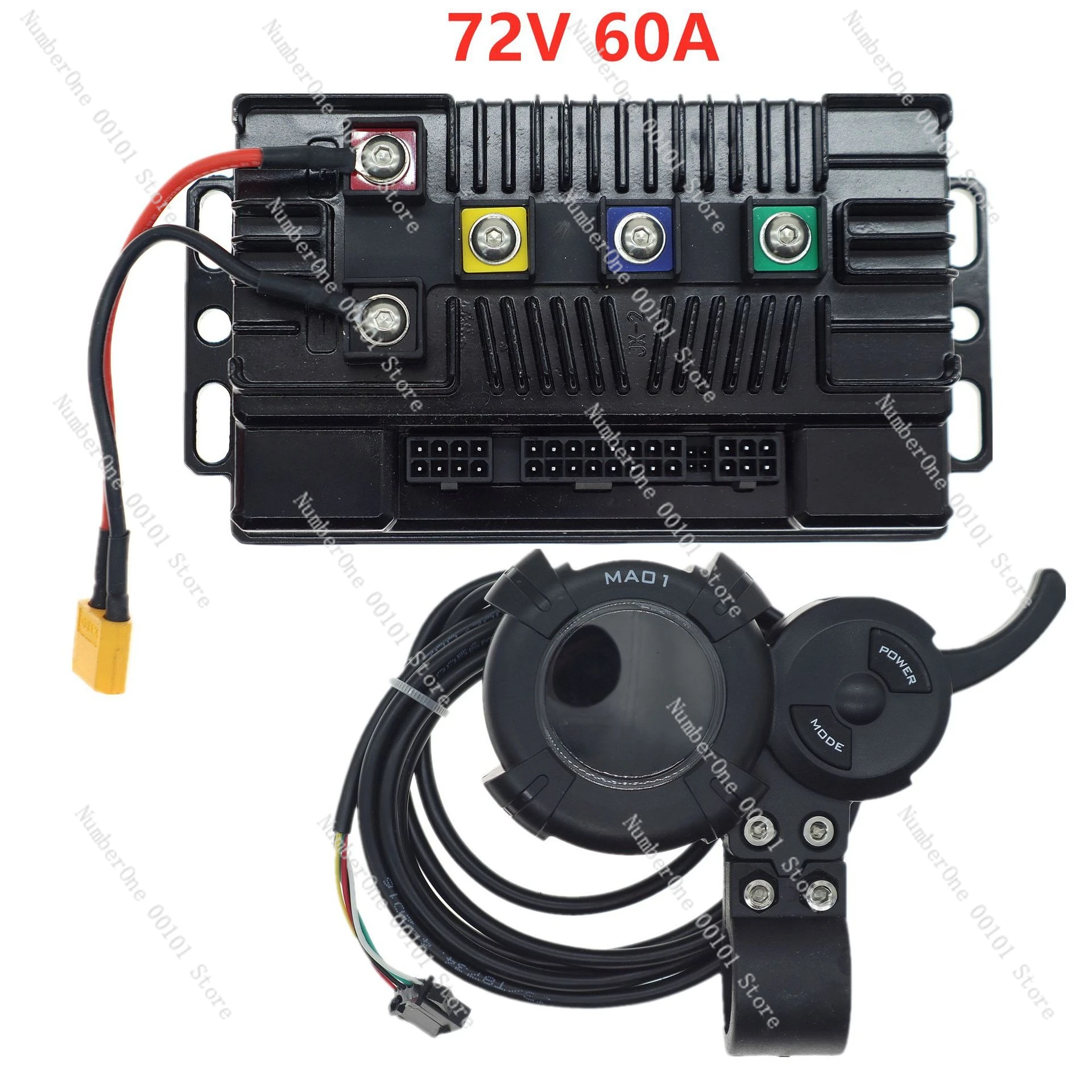 72v two-wheeled vehicle upgrade: high-power 60a brushless dc controller for high-quality electric scooters and bicycles