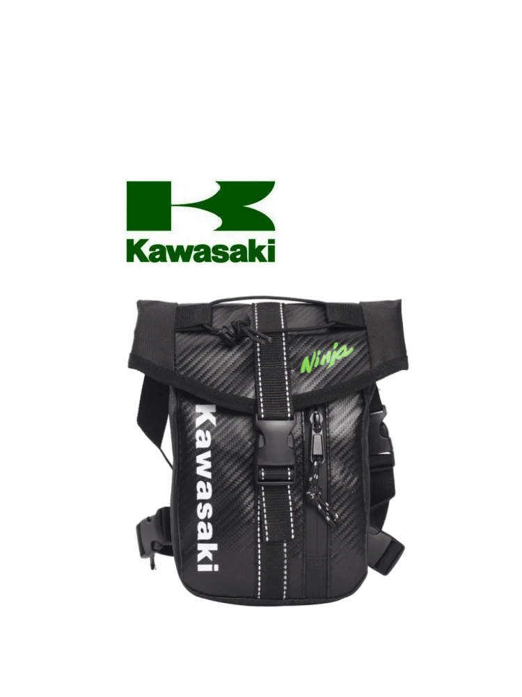 AliExpress New Kawasaki Motorcycle, Bicycle, Racing Waterproof Leg Bag, Waist Bag, Motorcycle Riding Bag, Convenient to Carry Mobile Phone
