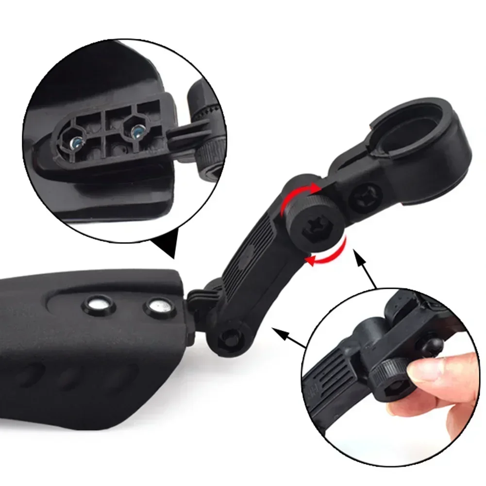 Kids Bike Mudguards PVC Plastic Front & Rear Mudguard Kit Anti-wrinkle Bicycle Replacement Parts For 12-20 Inch Bicycle