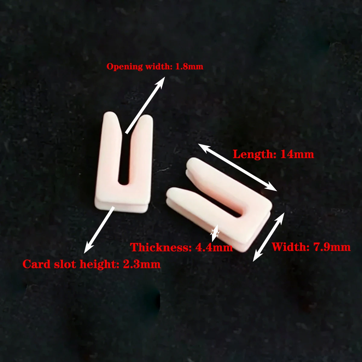 50pcs 99 Alumina Ceramic Thread Guide, High-Precision Textile Yarn Guide for Texturing Machines, Twisting Machines