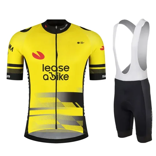 Equipo 2025, ropa de Ciclismo para hombre, conjuntos de camisetas para bicicletas de verano, pantalones cortos con pechera para bicicleta de montaña, camisetas de Maillot de triatlón, Ciclismo