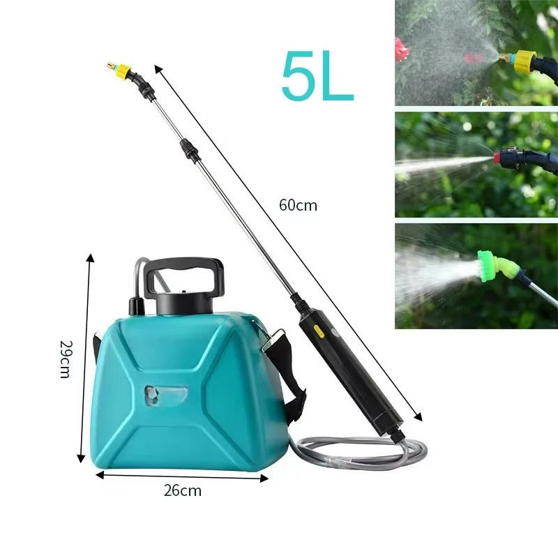 

5L Electric Sprayer Watering Can with Automatic Spray USB Rechargeable Garden Plant Irrigation Tool for Car Cleaning