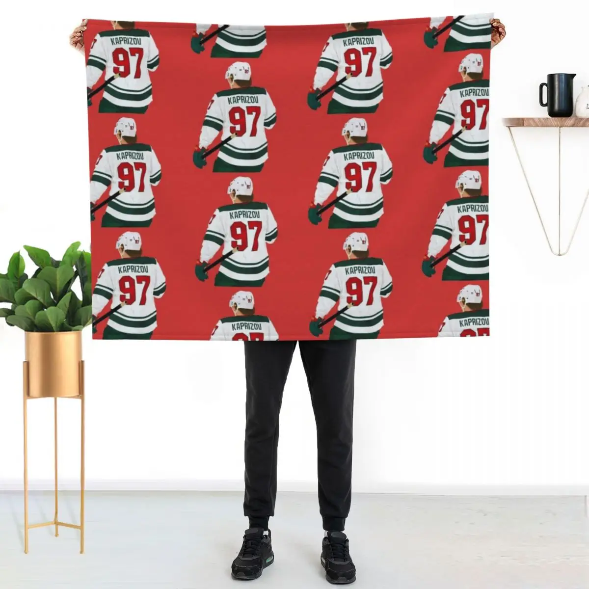 

Kirill Kaprizov 97 Throw Blanket Long Lasting Soft Plush Blanket for Daily Use