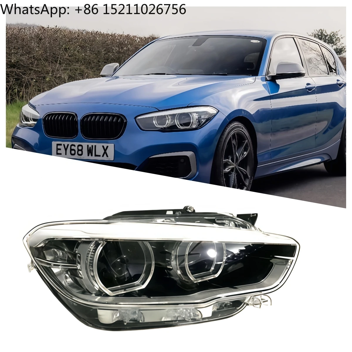 Used for BMW 1 Series F20 LCI LED Headlights 2016-2019 6000K 12V Replacement