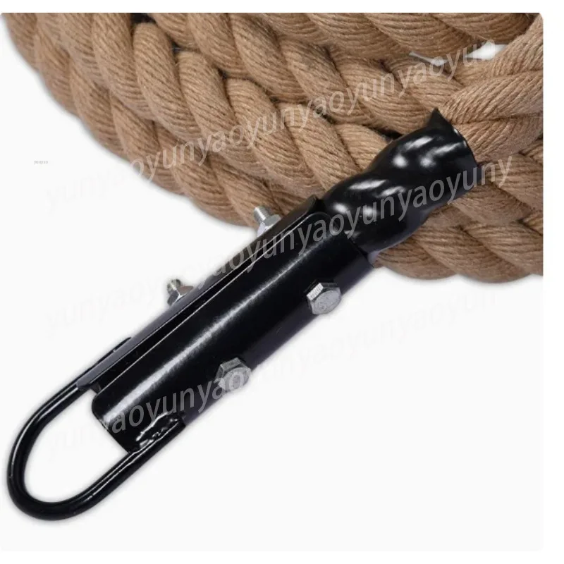 Corde d'escalade professionnelle 38 MM*4/6/9 M en jute robuste pour l'entraînement en montagne et les sports de plein air - Offre Spéciale