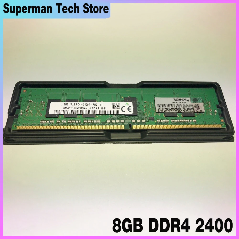 

809080-091 805347-B21 819410-001 852545-001 REG Server Memory High Quality Fast Ship 8GB 1RX8 DDR4 2400