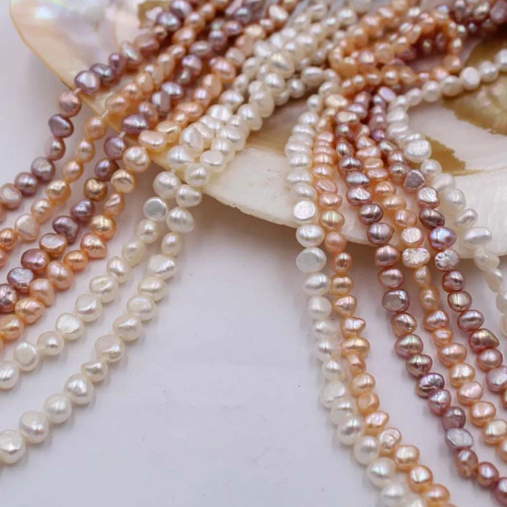 Higher Quality Baroque Pearls 4-9mm Natural Freshwater Pearl Loose Beads for Jewelry Making Supplies DIY Necklace Accessories
