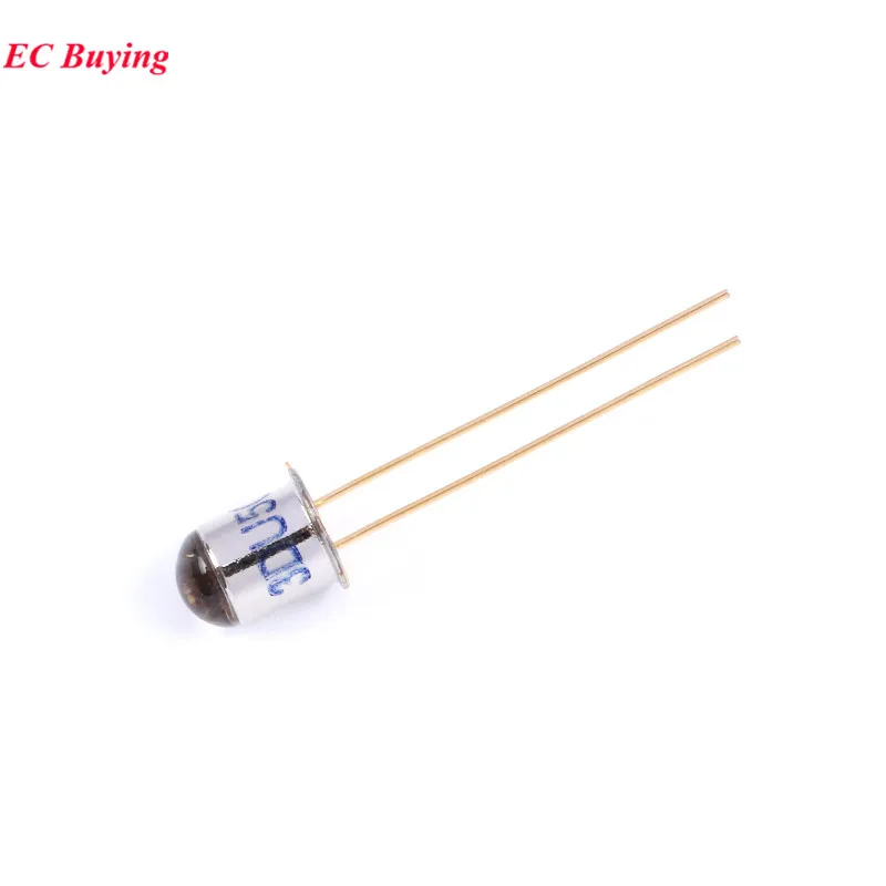 20pcs/2pcs 3DU5C 실리콘 포토 트랜지스터 트랜지스터 2 피트 금속 패키지 3DD13003 13003 에너지 절약 램프 충전기 스위치 튜브
