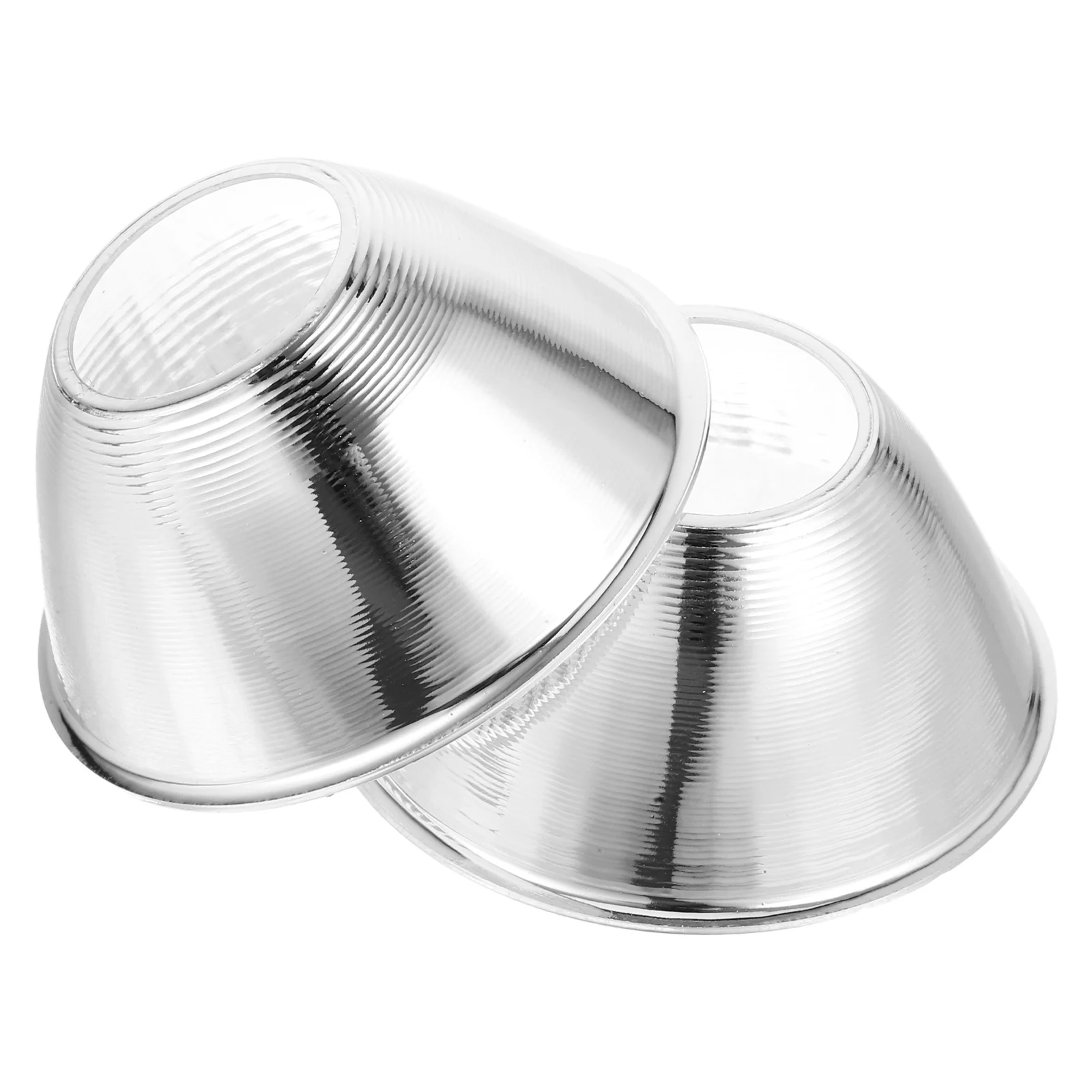 

2pcs Flashlight Cup Aluminum Spotlight Flashlight Repairing Part Replacement Lens Lighting Accessories Camping Emergency