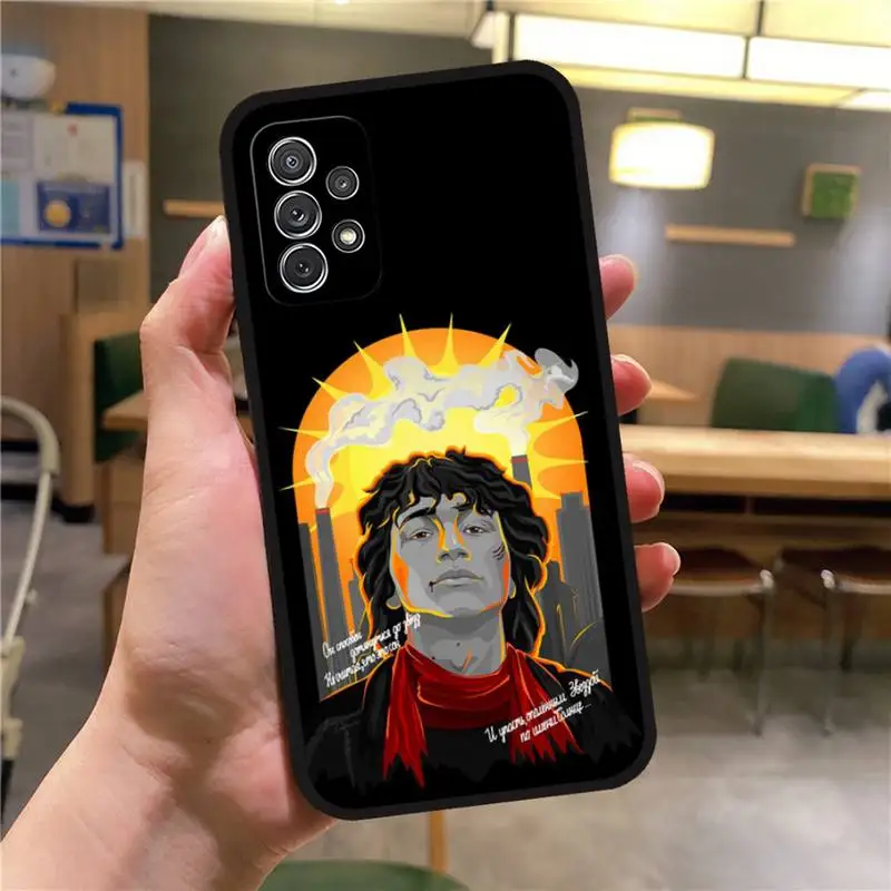 Viktor Tsoi Кино Movie Phone Case For Samsung A40 A42 51 A32 A21 A22 A30 31 A50 A52 53 A70 A71 A73 72 A80 A91 S10 Lite Cover