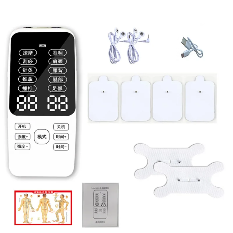 جديد الرقمية ميريديان التجريف أداة العلاج الطبيعي الاستخدام المنزلي EMS نبض مدلك العمود الفقري العنقي الخصر مدلك متعدد الوظائف #6