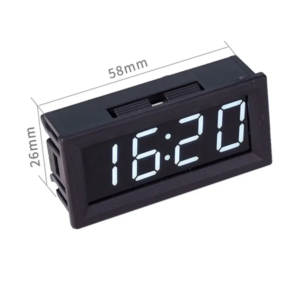 Automotive LED Work Light High Quality LED DIY Vehicle Electronic Clock KIT Car Motorcycle Timer LED Digital Display Hot Sale