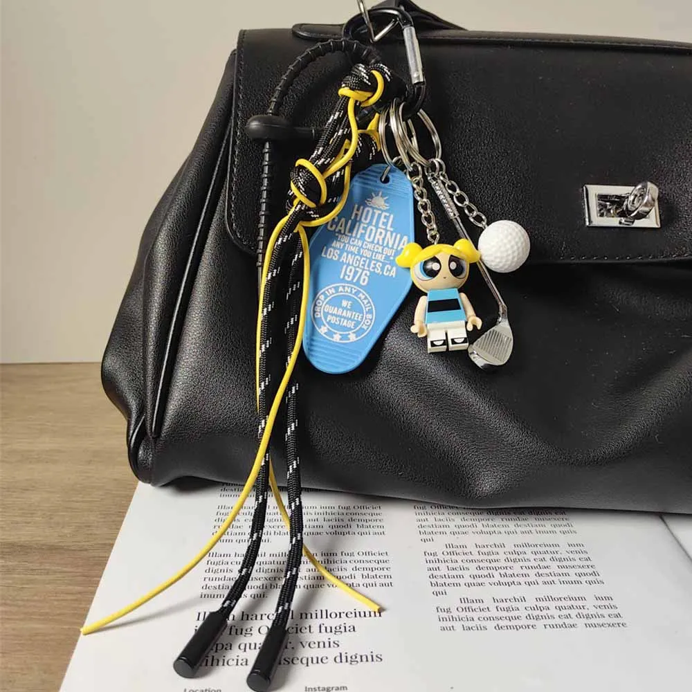 New Cartoon Various Style Bag Pendant Keychain Simple Pony Money Bags Chip For Women Man Luxury Fashion Bag Accessories Gift