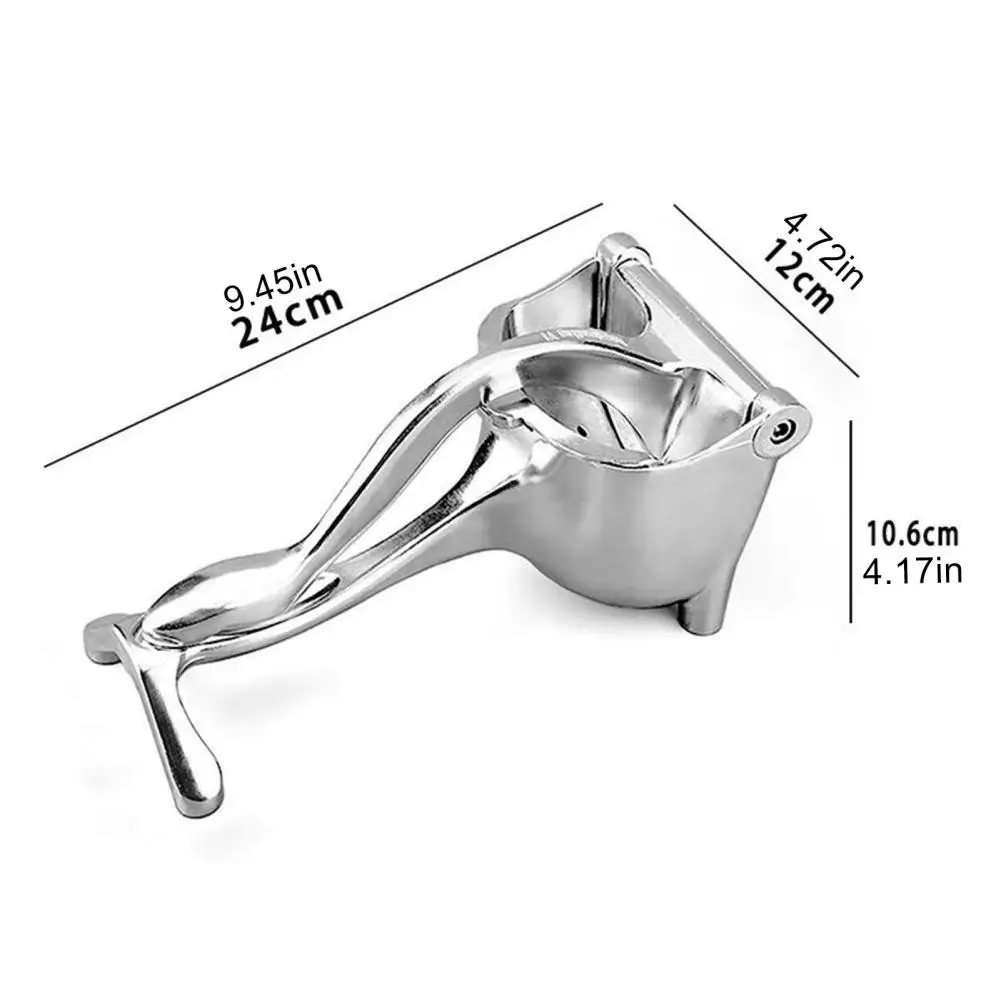 Fruit Juicer Press Heavy Duty Fruit Juice Press Aluminum Alloy Citrus Squeezer Ergonomic Handheld Extractor for Orange