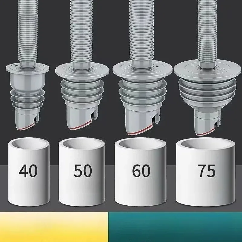 Водяная пробка для слива пола, пробка для душа, аксессуары для ванной комнаты, 35-75 мм, силиконовые сливы, пробка для кухонной раковины, уплотнительное кольцо для канализационной трубы