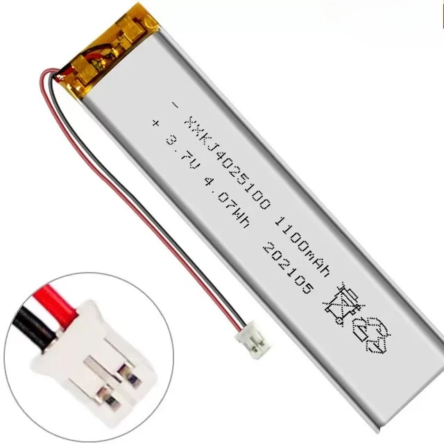 5Pcs.. for XXKJ4025100 Polymer Lithium Battery UN38.3/MSDS/CB/KC 1100mAh Cabinet Light.. with guard